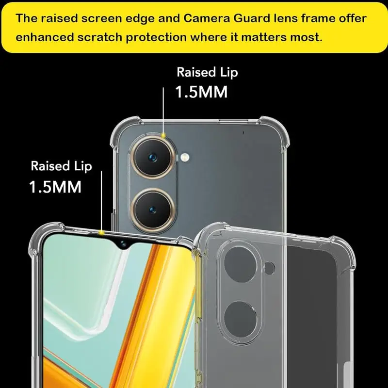 Premium Shockproof Clear TPU Protective Phone Case