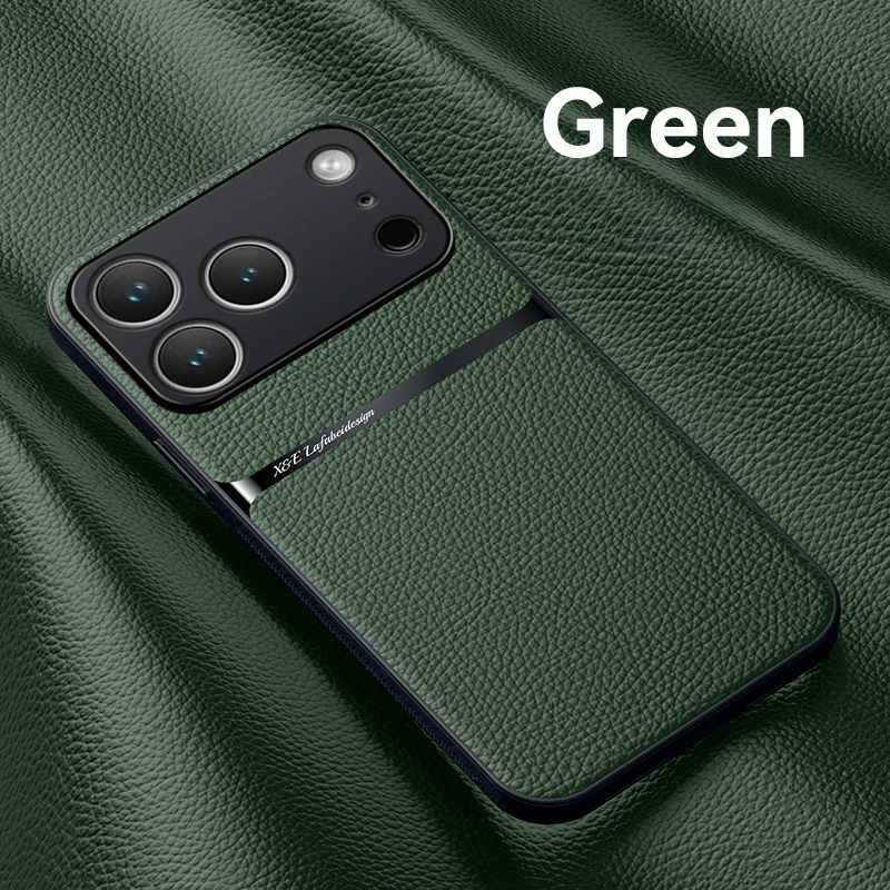 Luxury Shockproof Leather Magnetic Phone Case - Premium Back Cover