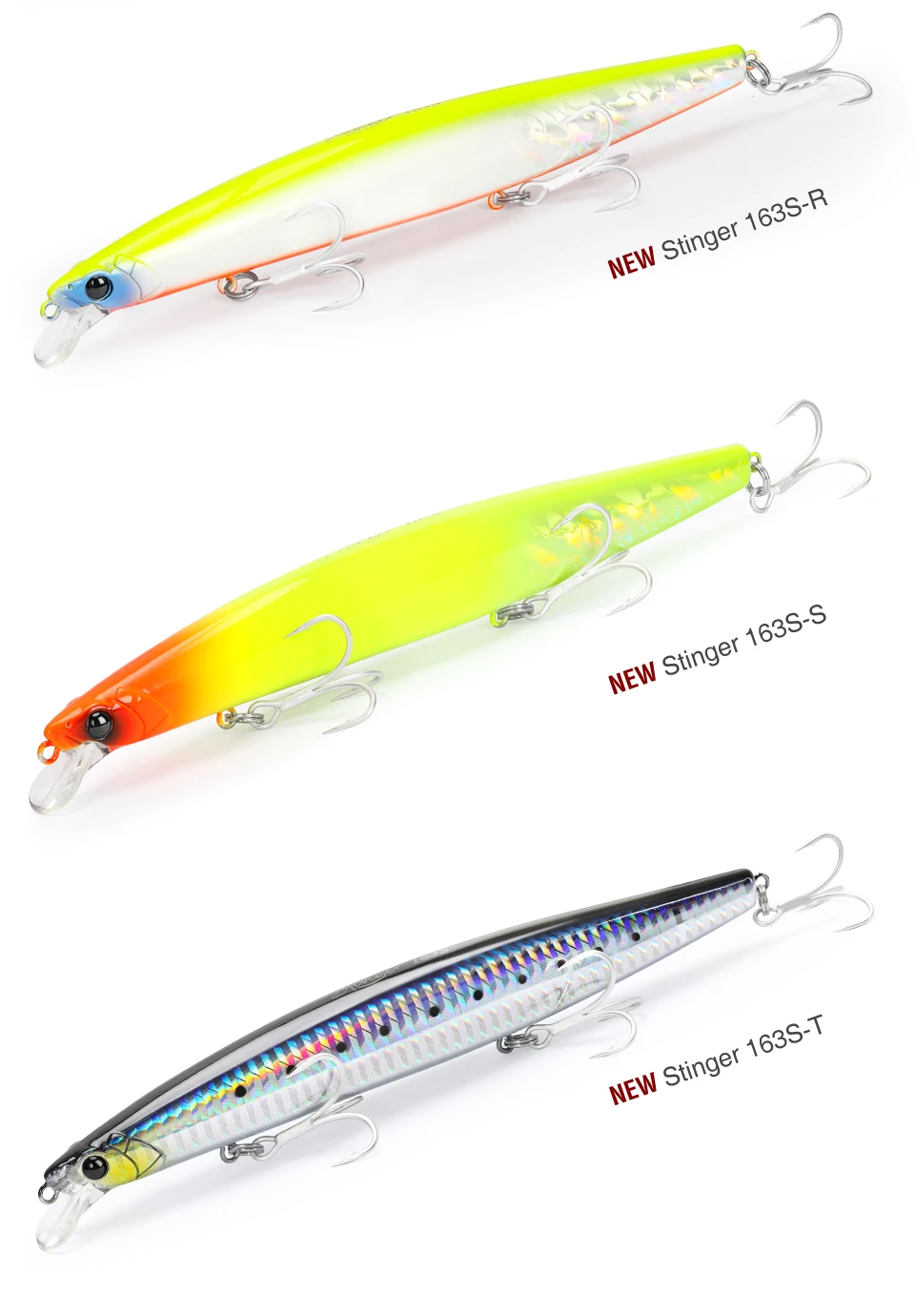TSURINOYA 163S Ultra Long Casting Sinking Minnow Meeresangelköder STINGER 163 mm 34,2 g Seebarsch Thunfisch Salzwasser Große harte Köder – Detail 23