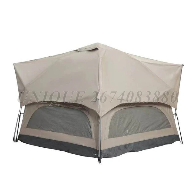 Tente champignon à ouverture rapide pour glamping, tentes de camping  familiales imperméables pour l'extérieur, 6-8 personnes - AliExpress