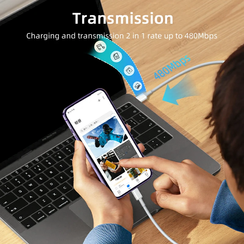 MFi certification PD3.0 20W Fast Charger Data Cable For iPhone 14 13 12 Pro Max AirPods iPad USB Type C To Lightning Cable - Image 5