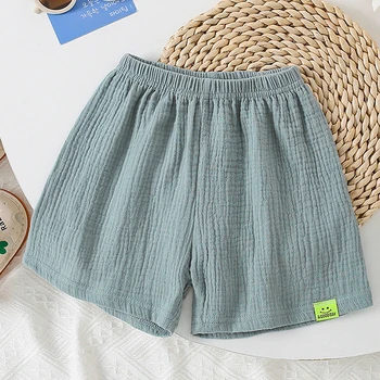 الأطفال السراويل للبنين بنات ملابس الاطفال القطن الصلبة تنفس الصيف الطفل السراويل القصيرة عارضة الرياضة شورتات للبحر مرنة 5