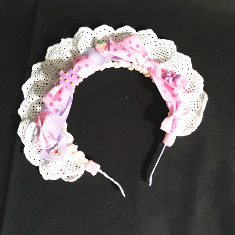 Sweet Hair Hoop Girls Makeup Hairband Elegant Colorful Bowknot Hair Decor DXAA