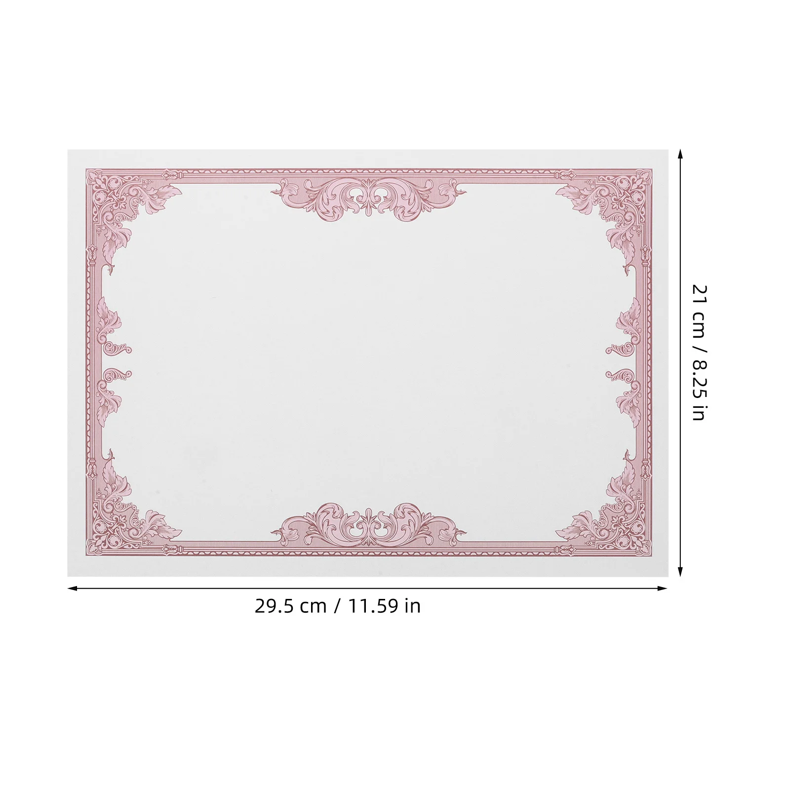 30pcs Blank Sheets Graduate Sheets Printable High School Diploma Paper Academic Award Certificate School Award Supplies