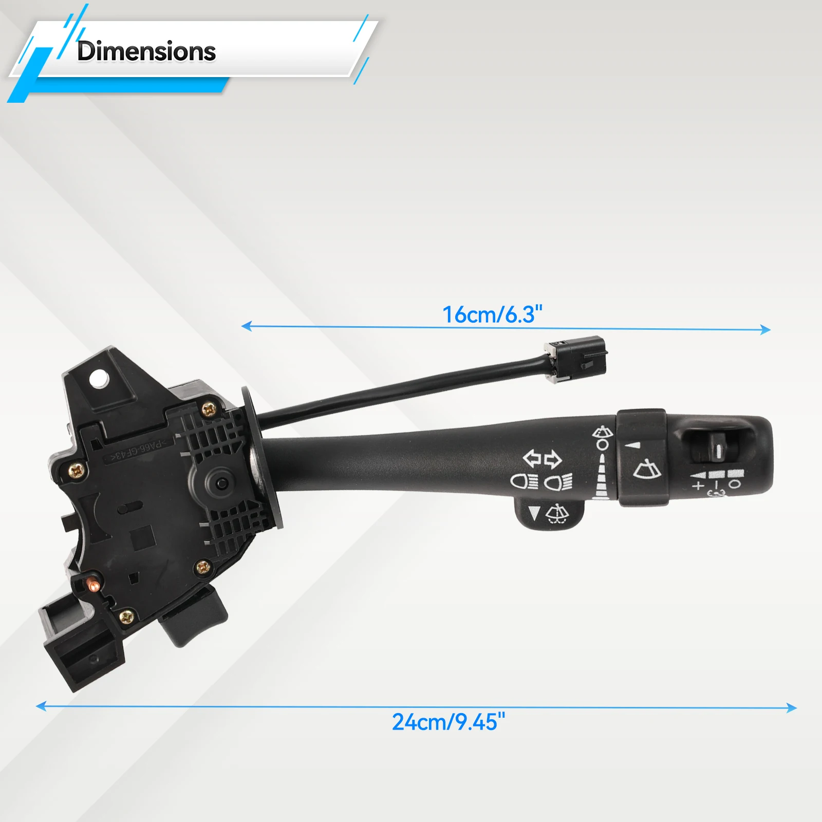 Interruptor De Señal De Giro Multifunción 12450067 Para Chevy Silverado GMC Tahoe Sierra Yukon Envoy Escalade 2003-2007 | Interruptor De Control De Crucero De Advertencia De Peligro Del