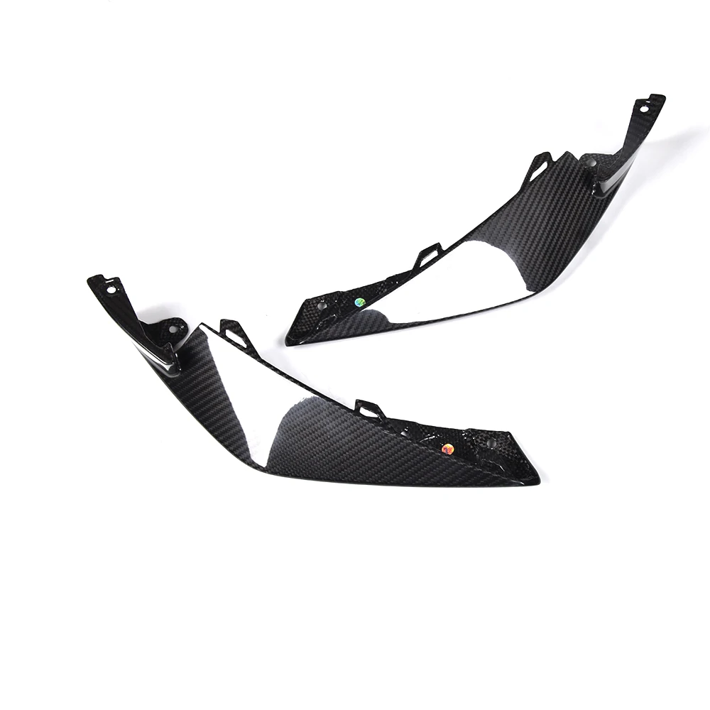 자동차 프론트 범퍼 스플리터, 드라이 카본 파이버 프론트 스포일러, BMW M3 M4 G80 G82용 프론트 펜더 OEM 스타일 자동차 외장 액세서리