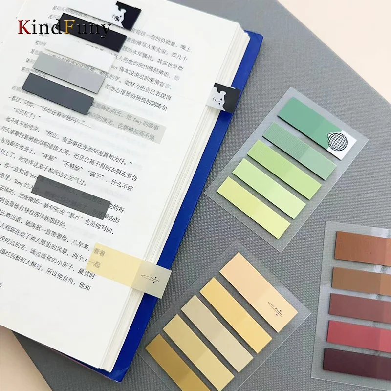 KindFuny 400 Sheets Index Memo Pad Sticky Notes Paper Sticker Notepad Bookmark School Supplies Kawaii Stationery 2