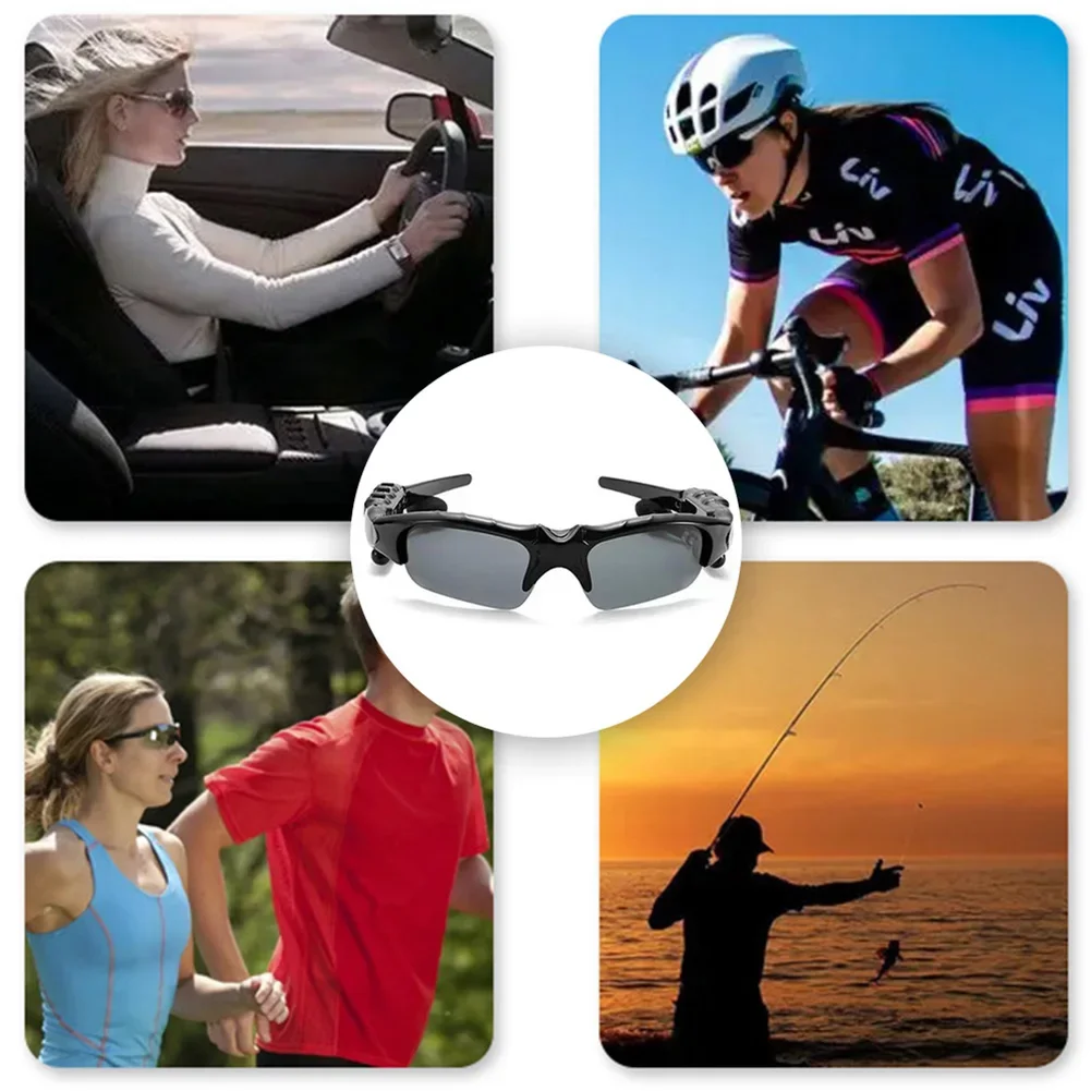 Smart Bluetooth Audio Sunglasses with Surround Sound and Polarized Lenses