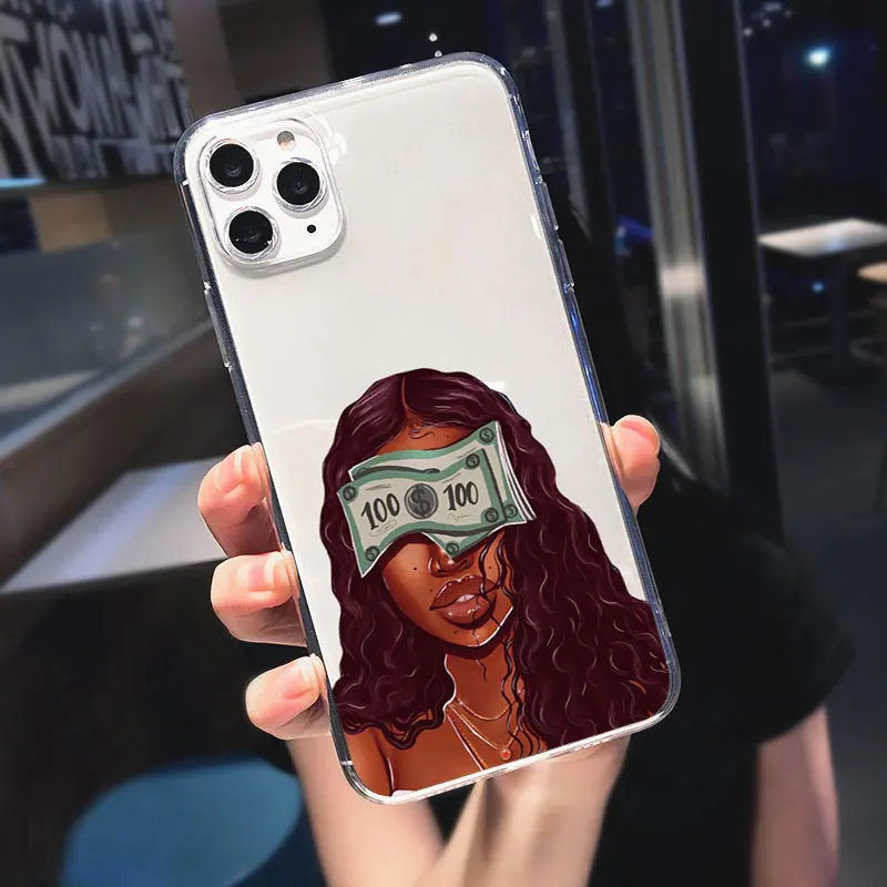 MAKE MONEY Cash Black head Sweet Spoiled Girl phone case for