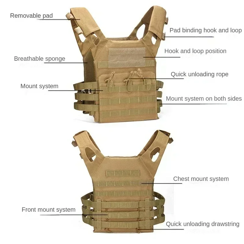 Enhanced Tactical Outdoor Molle Vest