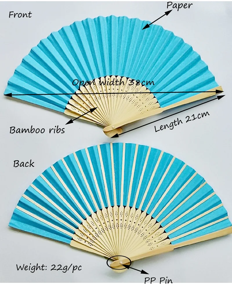 mini paper hand fans