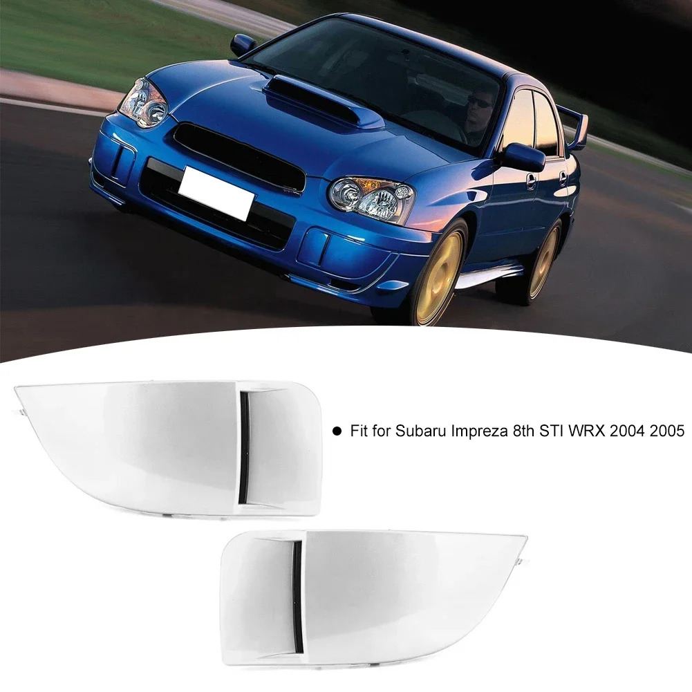 2pcs Front Bumper Fog Light Bezel Cover Fit For Subaru Impreza