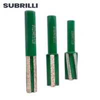SUBRILLI CNC diamant doigt Bit segmenté roue de routeur D12/16/20MM pour la perçage coupe meulage granit marbre béton 6
