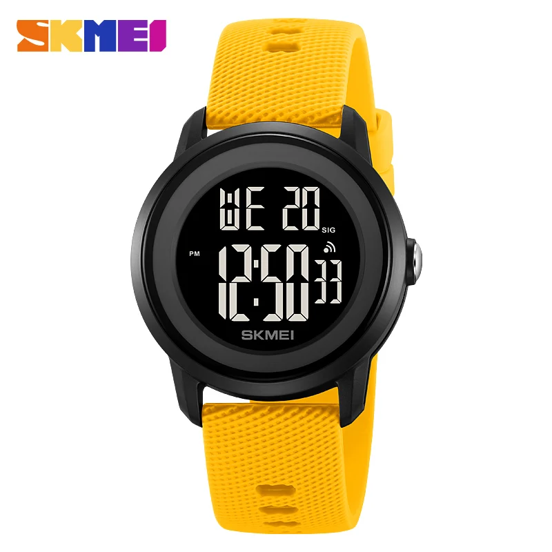 

Skmei Fashion Back Light 5bar Waterproof Countdown Sport Watches For Men Women Student Calendar Stopwatch Alarm Wristwatch