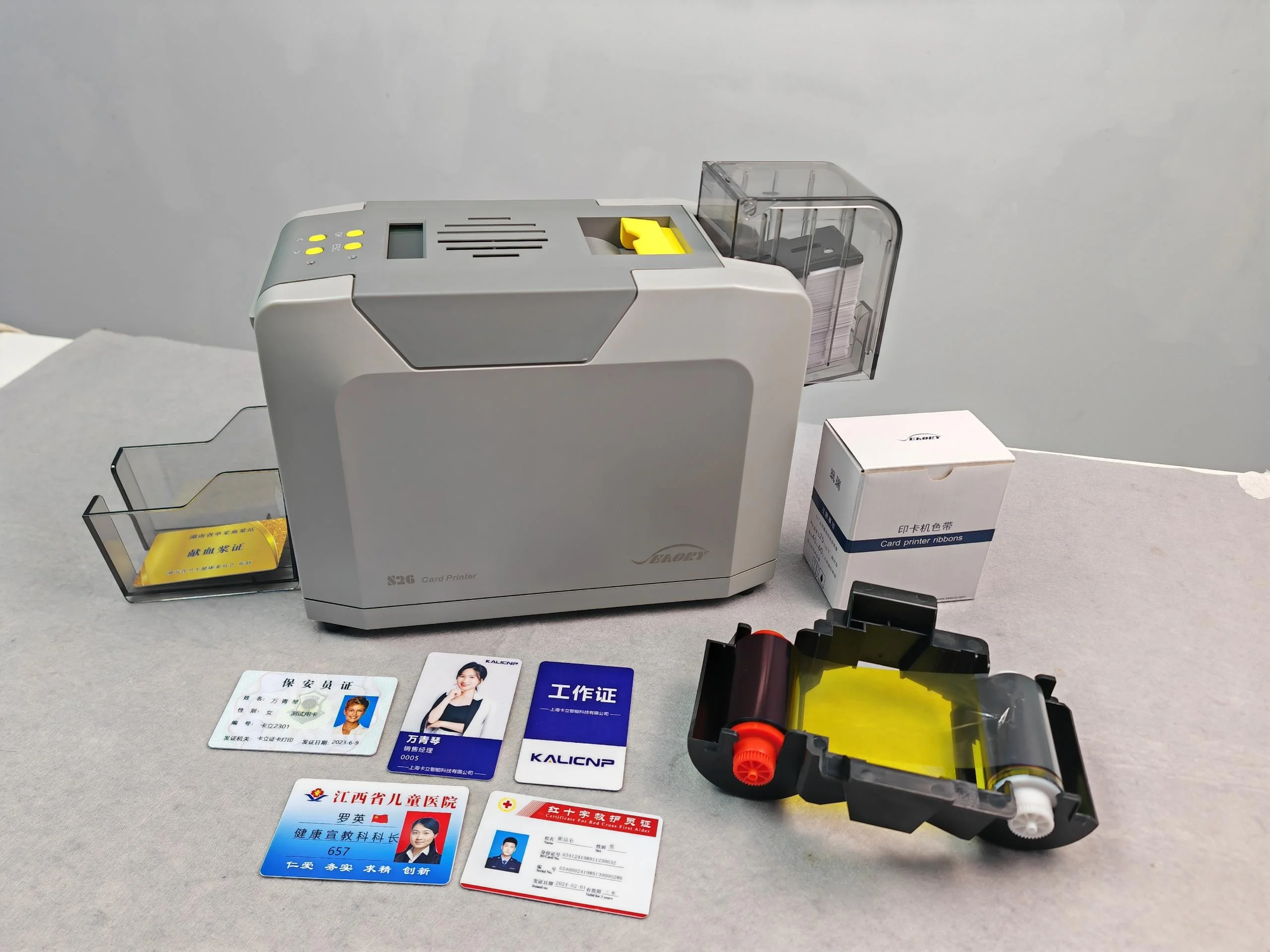 Seaory S26 단면 플라스틱 카드 프린터 300DPI NFC PVC ID 카드 프린터 신용카드 PVC 카드 프린터 기계