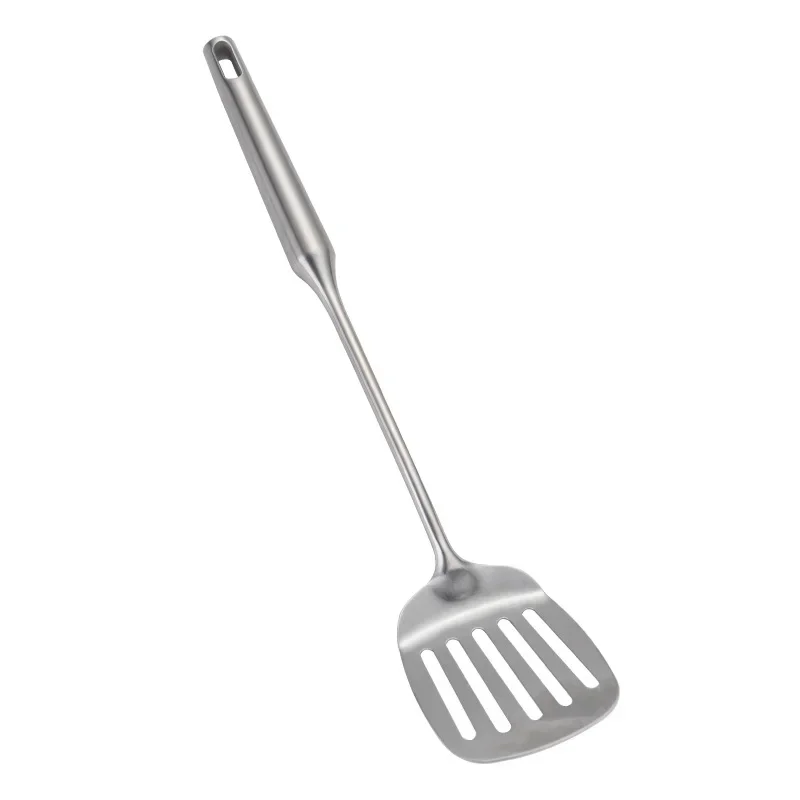 304 Stainless Steel Wok Spatula Cooking Utensils Set For Home And Hotel Kitchen Use Leak Spoon Cooking Tools Dinnerware Set