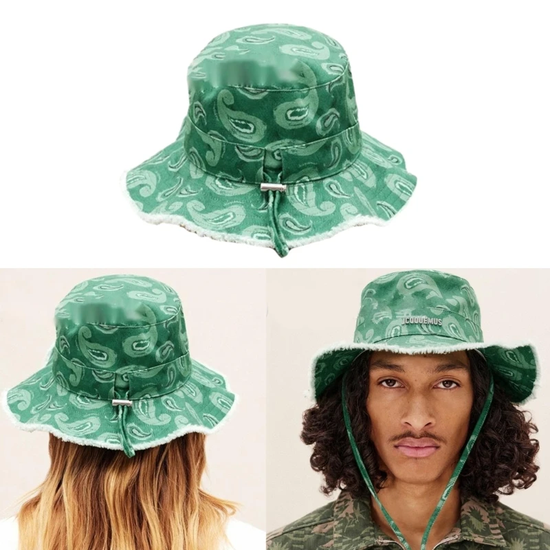 

Portable Sun Hat Wide Brim Fishing Hat with Windproof Rope Breathable Sunshade for Outdoor Surprise Gift