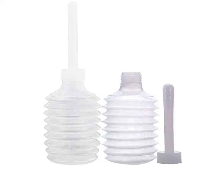 5 pieces of disposable vaginal irrigator anal irrigator clean enema anal vaginal cleaner cleaning tool enema bottle enema bag