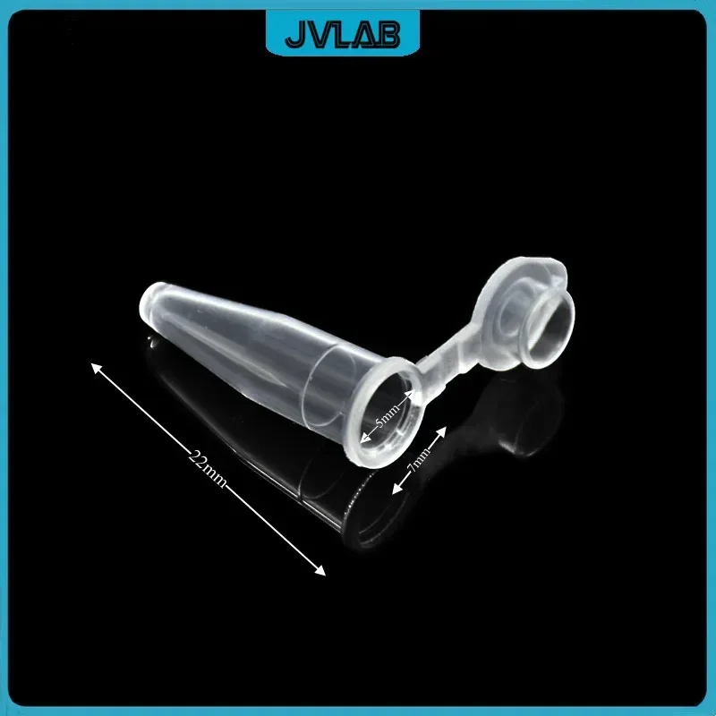 Centrifuge Tube Microtubes 0.2ml Transparent Laboratory EP Centrifugal PCR Tube 200 ul Bottom Tip Seal Package 1000/PK