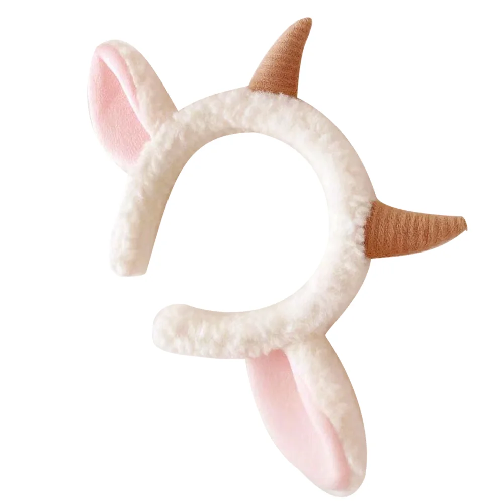 

Claw Headband Lovely Hair Hoop Horn Cosplay Fashion Props Sheep Ears Plush Headdress Fabric Hoops