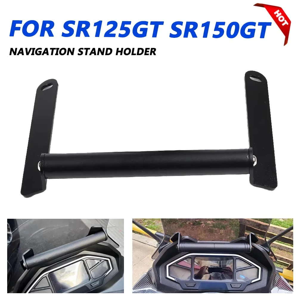 

Motorcycle Mobile Phone Support Stand Holder GPS Navigation Bracket for Loncin VOGE SR150GT SR125GT SR 125 150 GT 150GT 125GT