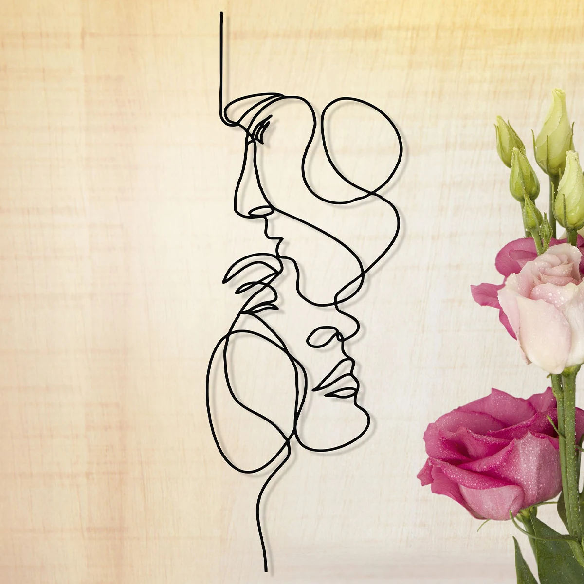 Black Metal Hanging Wall Decor 2