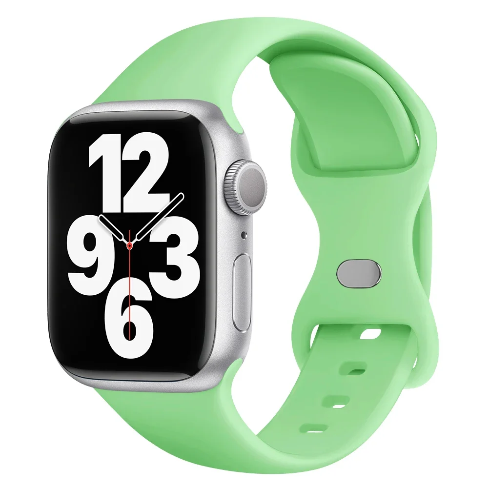 Premium Soft Silicone Smartwatch Band - Versatile Sport Strap Bracelet