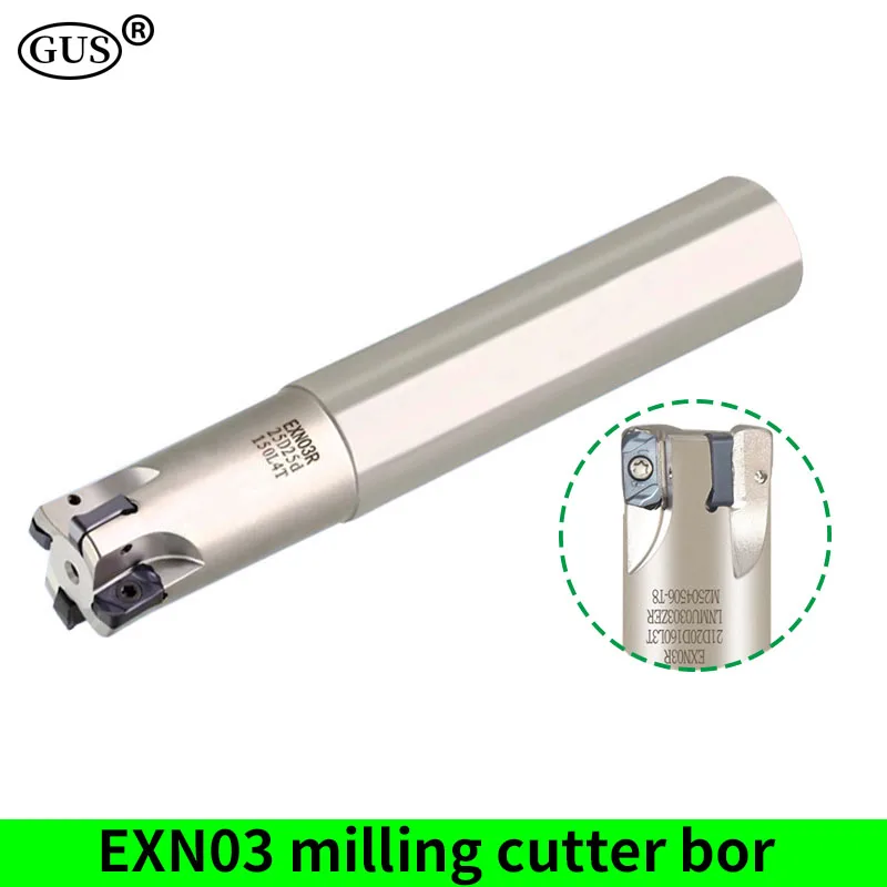 

EXN EXN03 EXN03R Roughing Milling Cutter Bar C16 C20 C24 C25 C32 LNMU0303ZER Fast Feed Double-sided Insert CNC Lathe Parts