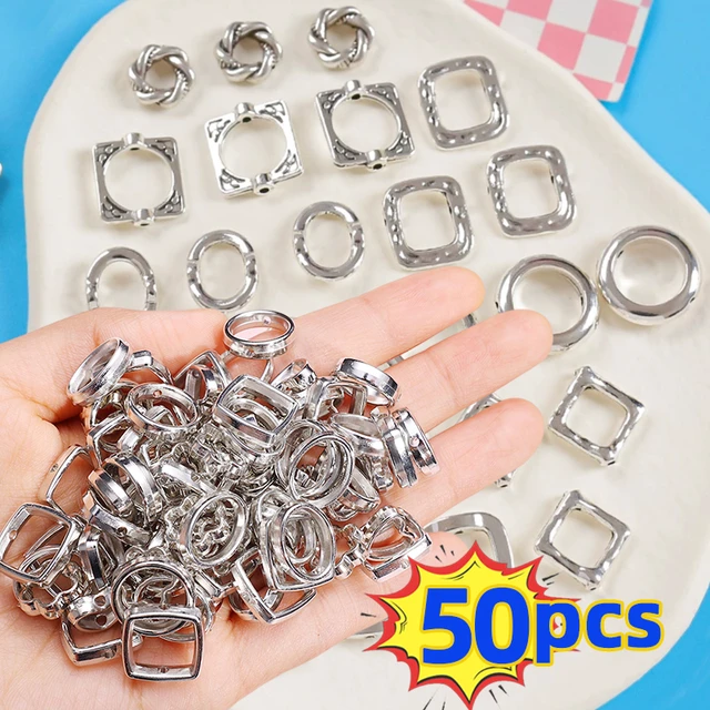 50Pcs/Lot 5mm CCB Hearts Spacer Loose Bead Charm Acrylic Beads for Bracelets  Necklaces Jewelry Making Findings Accessories - AliExpress