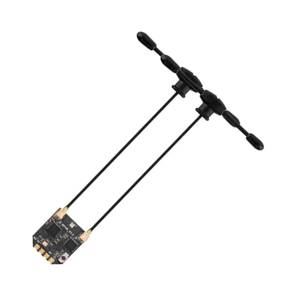 Boîte du récepteur RadioMaster RP4TD-M avec spécifications imprimées, parfait pour votre build FPV, Achetez le récepteur ExpressLRS RadioMaster RP4TD-M 2.4GHz pour drone FPV