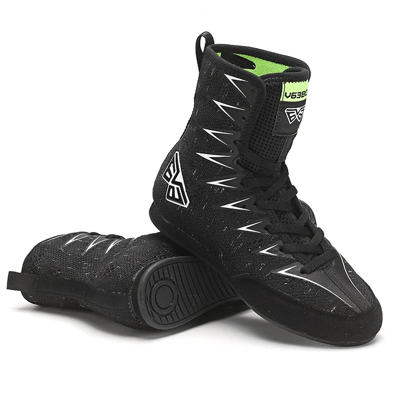 Professional Kids Wrestling Shoes Comfortable Breathable Boxing Boots Indoor Training Outdoor Children Sports Shoes 70