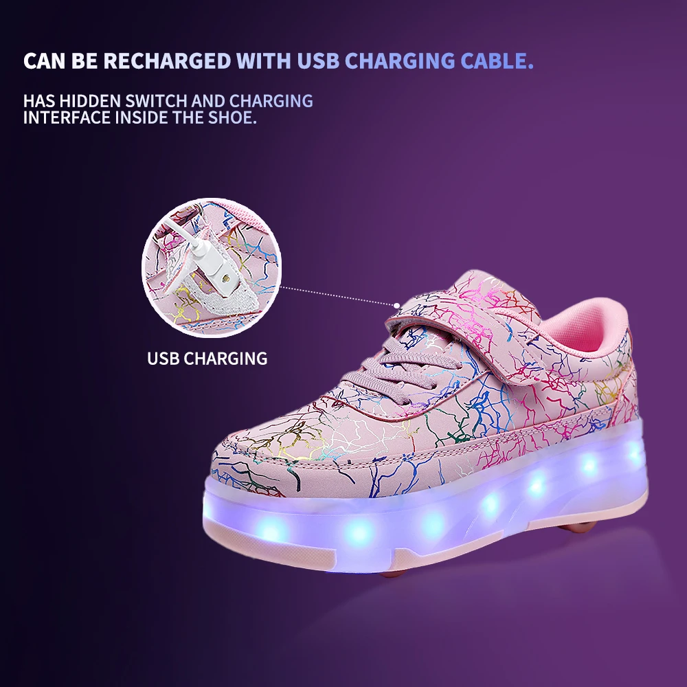 Patines de ruedas de doble uso de ruedas con ruedas desmontables