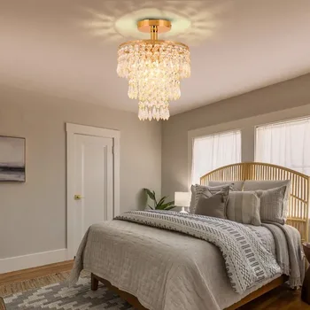 Luxury 3-Layer Crystal Ceiling Light 1