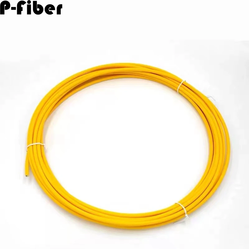100mtr 24 코어 번들 광섬유 케이블, SM G652D G657A 실내 케이블, 단일 모드, 유연한 노란색 24 코어 24C