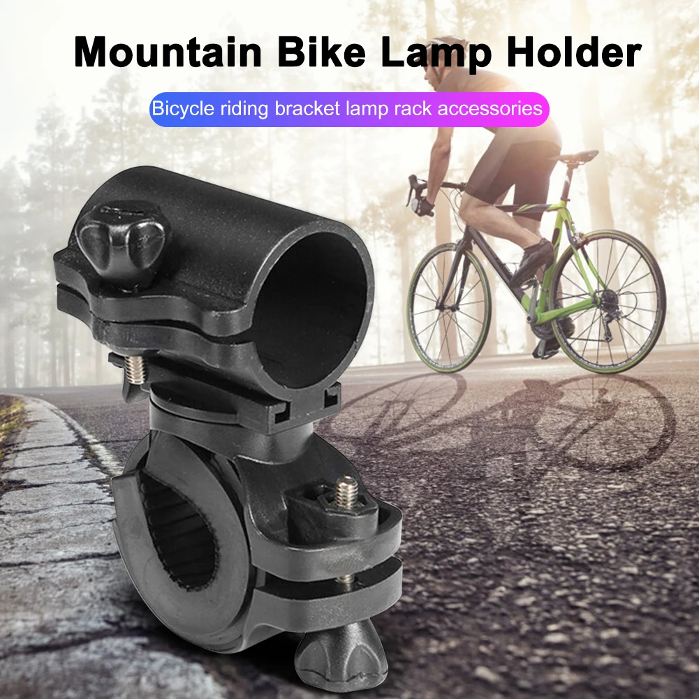 Flashlight Mount Holder Universal Bicycle Mounting Bracket Flashlight Holder Torch Clip for Mountain Bike Cycling Riding