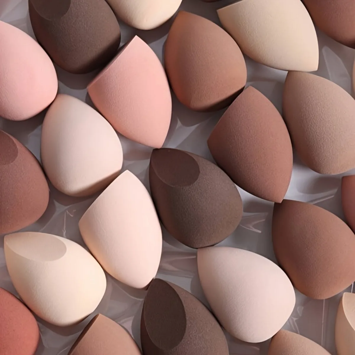 1/5/13Pcs Brown Makeup Sponges - Ultra-Soft Beige-Toned Blenders for Blush/Powder/Liquid Foundation | All Skin Types