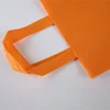 50pcs Non-woven Fabric Handbag Colour Blank Strong Portable Transverse Vertical Version Clothing Shopping Bags Gift Packing Bag 4