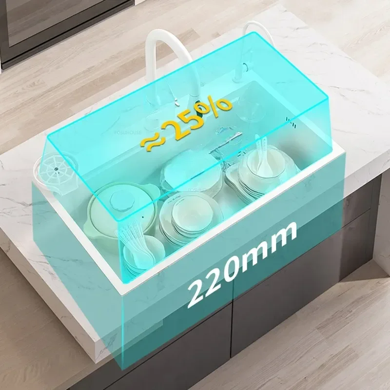 Stainless Steel White Kitchen Sinks Home Raindance Waterfall Nano Large Single-slot Dishwashing Basin Luxury Kitchen Accessories 2