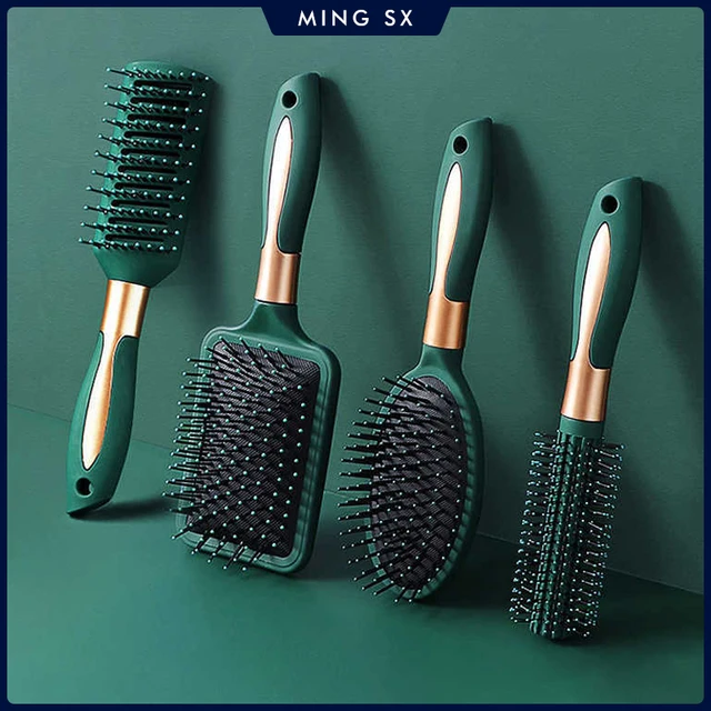 Hair Massage Air Cushion Comb Brush Scalp Hairbrush Detangle Anti Static Salon Hairdressing Styling Tool For Straight Curl Hair