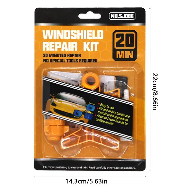 Windshield Repair Kit Car Window Glass Scratch Crack Restore