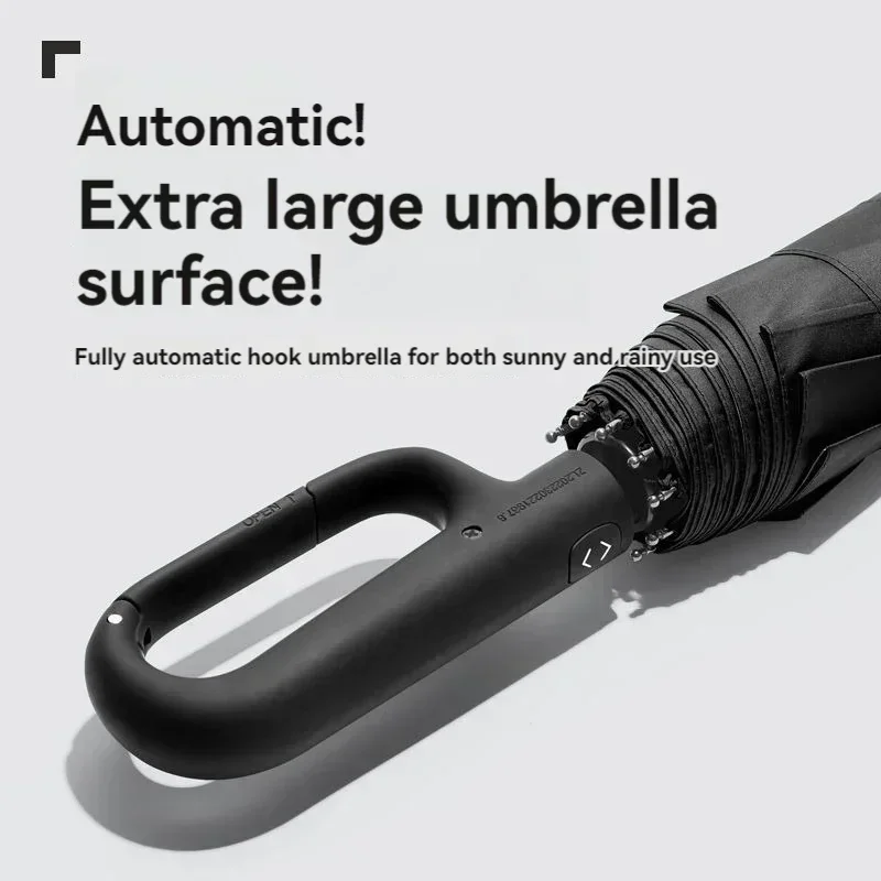 Premium Extra Large Wind & Rain Resistant Dual-Purpose Automatic Umbrella