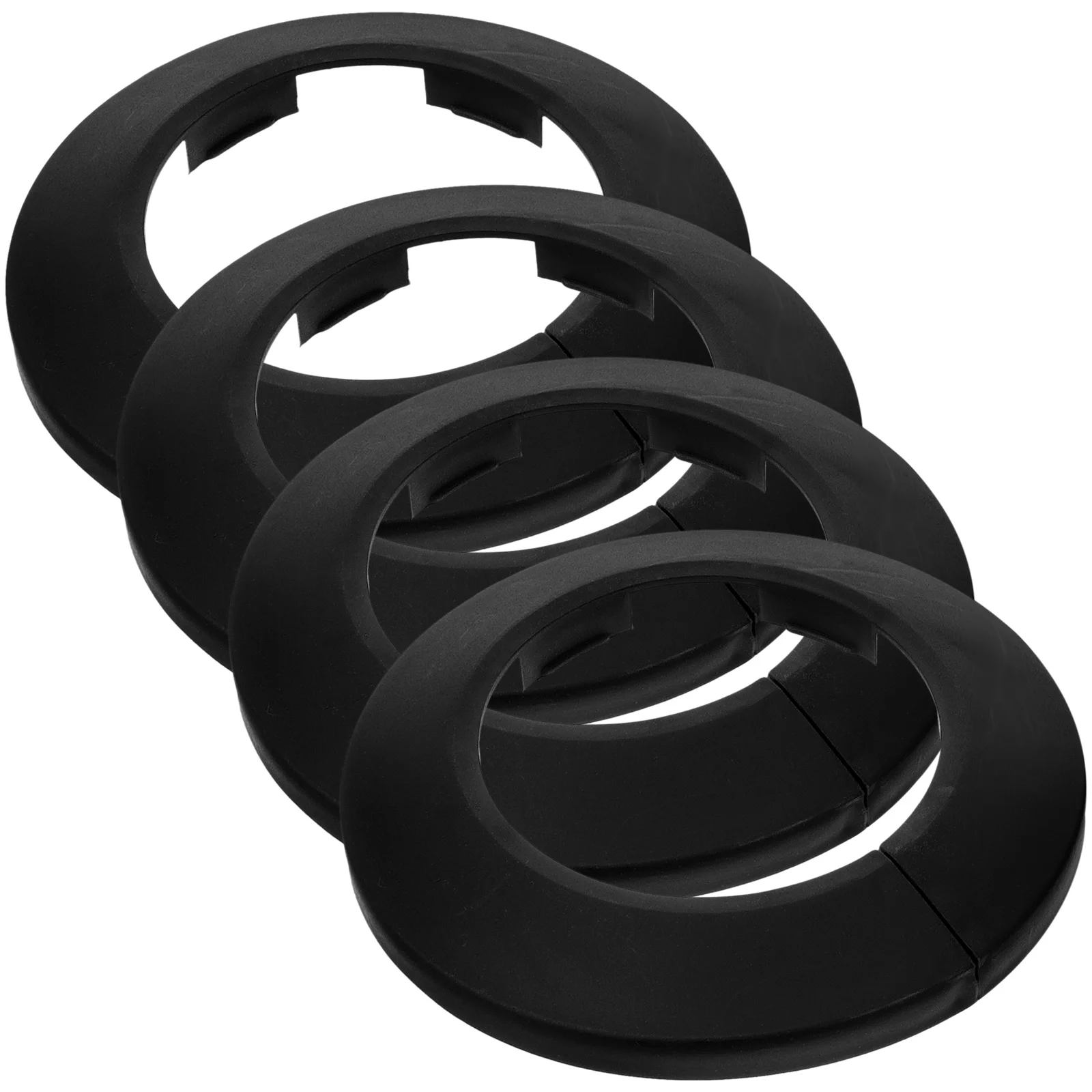 

4pcs Toilet Waste Pipe Cover Plumbing Flange Cover Water Pipe Drain Line Cover Collar