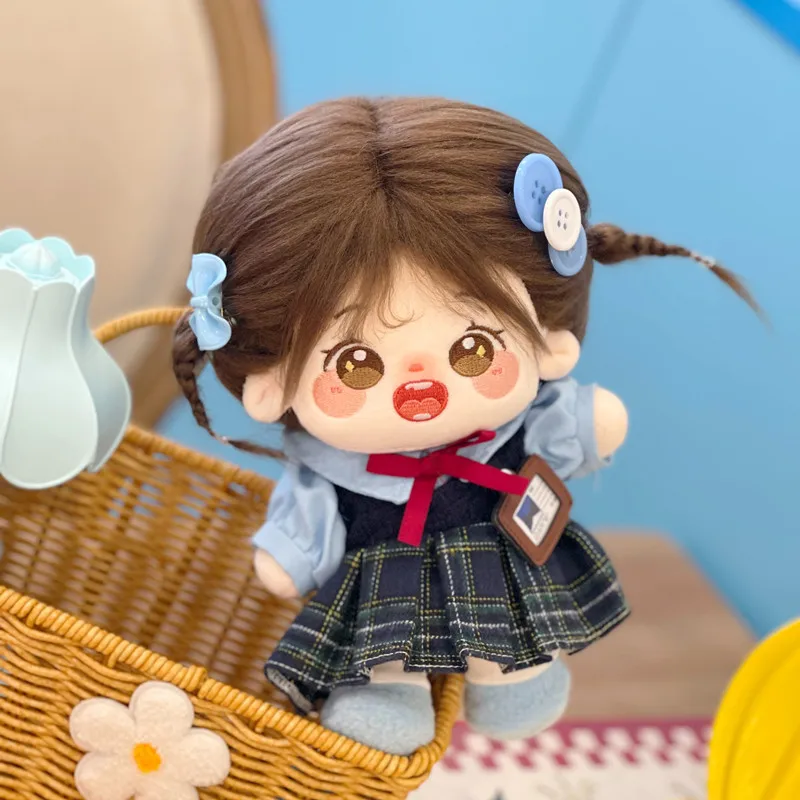 

20cm Cotton Plush Doll Carton Stuffed Plush Doll Cute Face Princess Doll Girl Gift Stuffed & Plush Doll for Girl