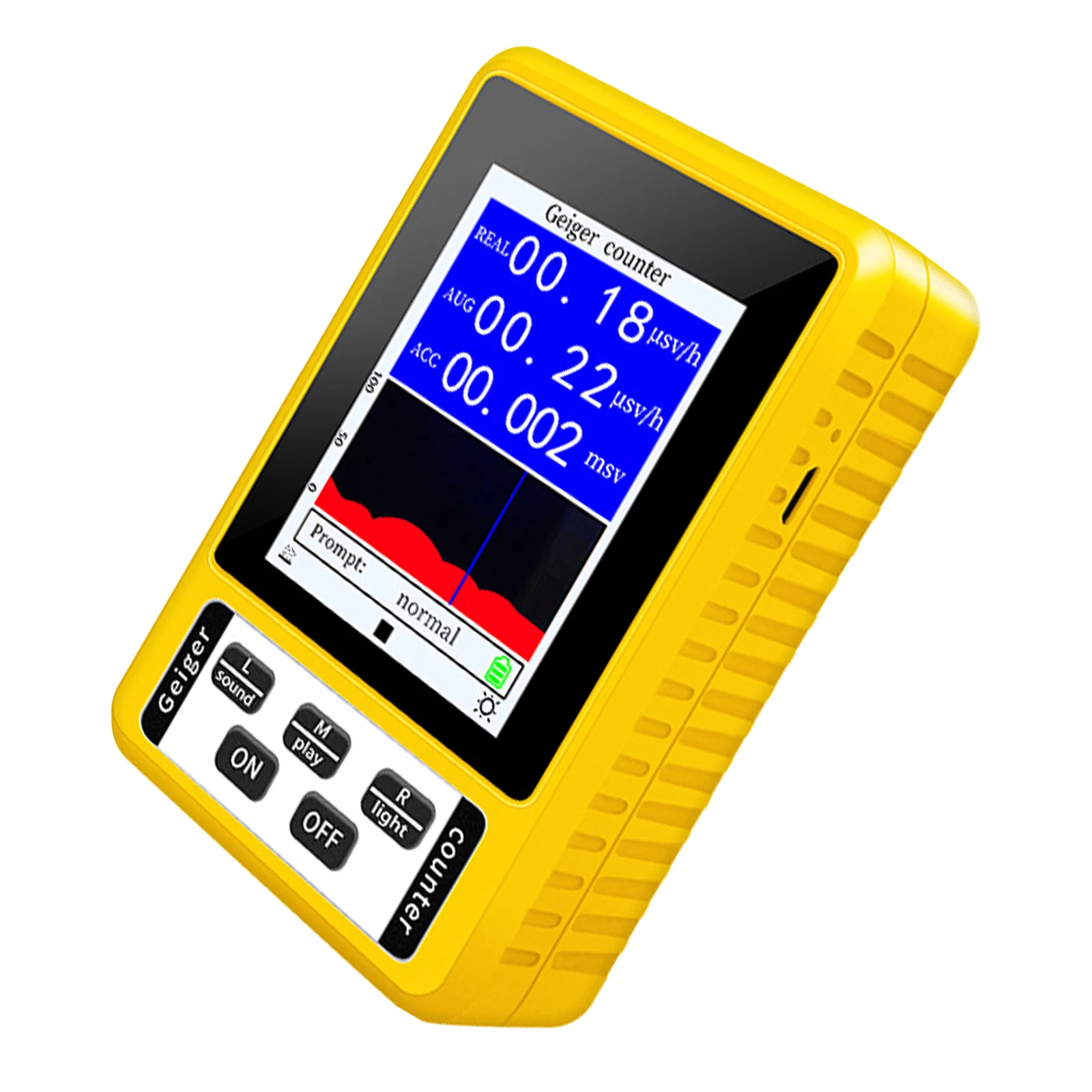 BR-9C XR3 Handheld Digital Display Electromagnetic Radiation Nuclear Detector EMF Geiger Counter Full-functional Type Tester