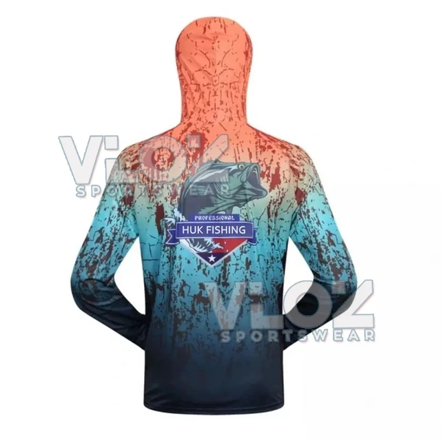 Fishing Apparel Men Long Sleeve Performance Hoodie Breathable Kit