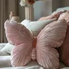 Home Decoration Soft Pink Butterfly Pillow Bedside Pillow Girly Heart Butterfly Pillow Cute Pillow Floor Cushion  Chair Cushion 2