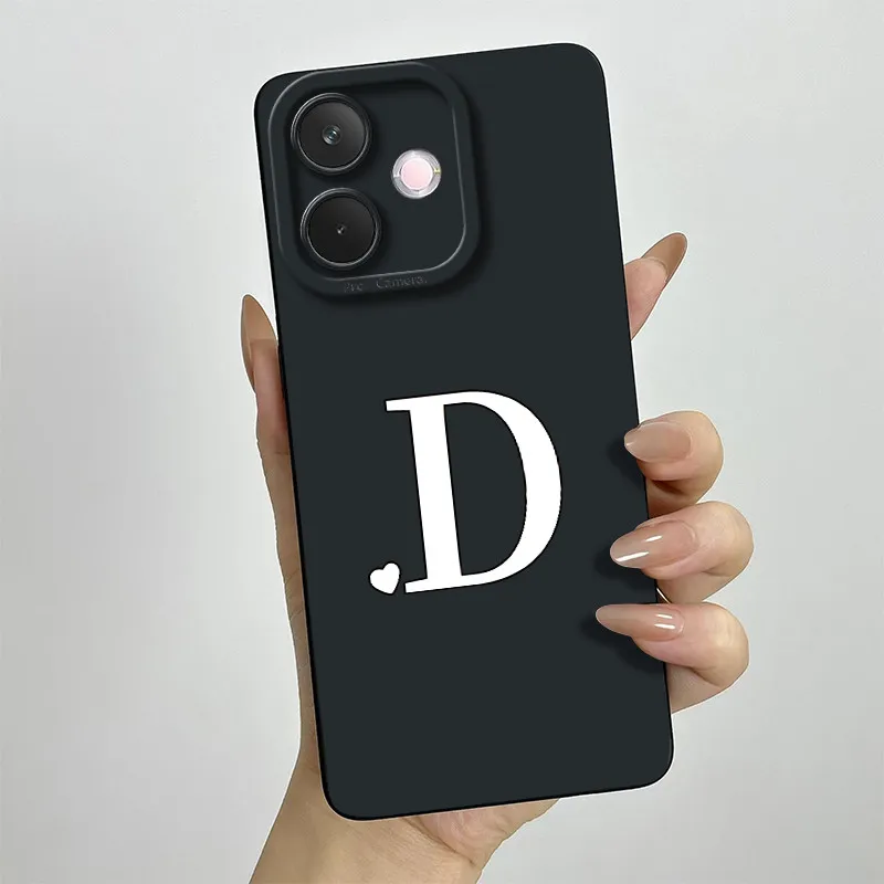 Luxury Letters Soft Slim Silicone Anti-Drop Protective Phone Case