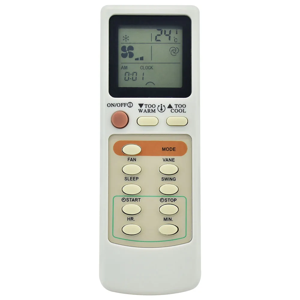 Remote Control For Mitsubishi Air Conditioner M09 EG6D EG6C EG7C EG7M