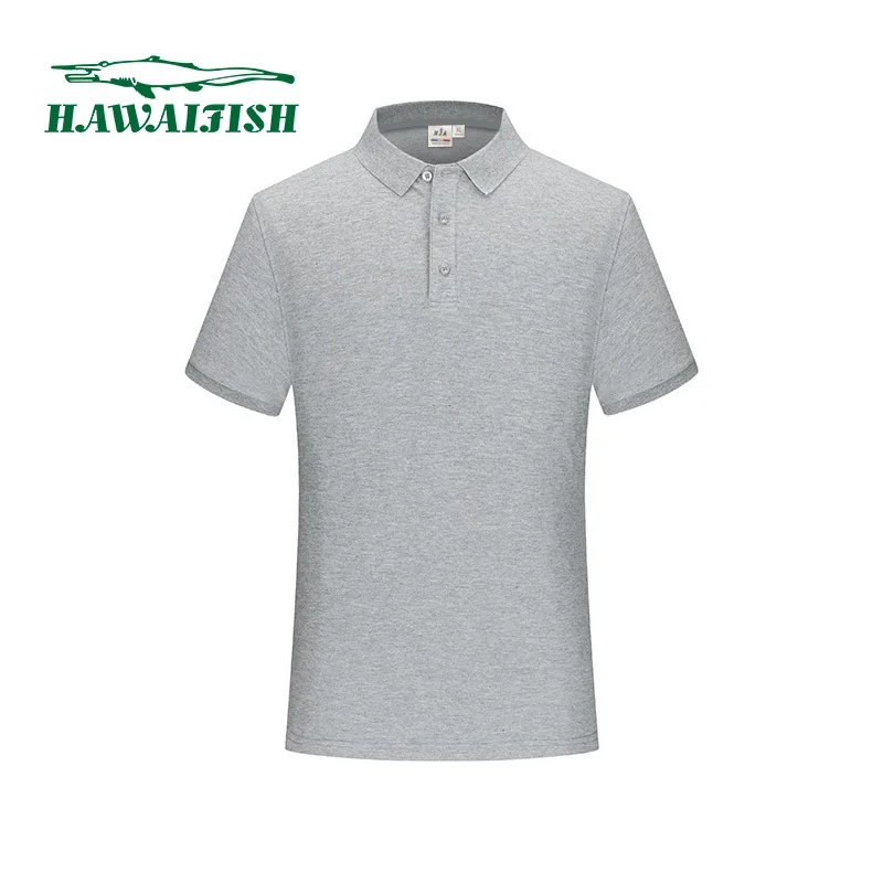 

HAWAIFISH Summer New POLO Shirt Casual Men's Trend Short T-shirt 2022 Men's Solid Color Business Top 4XL