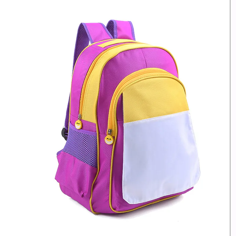 Sublimation Blank School Bag Backpack for Kids Children Boy Girl Big Size  Personalized Printing Bookbag For Student 3